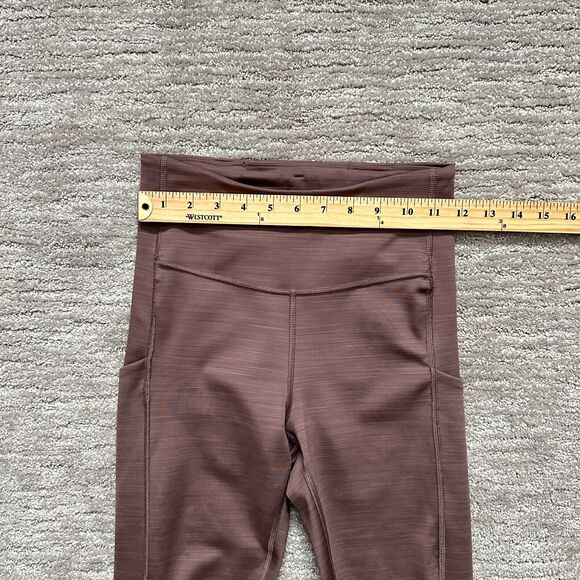 Athleta Leggings Womens XS Purple Ultimate Stash Pockets 7/8 Tight Yoga Workout - Picture 7 of 14